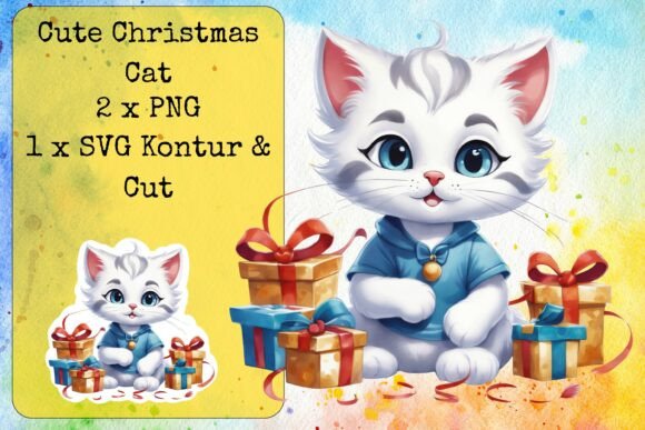 Cute Giftbox Christmas Cat 5: A Designer's Review
