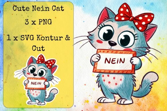 Cute Nein Cat 1: A Designer's Take on Sassy Stitching