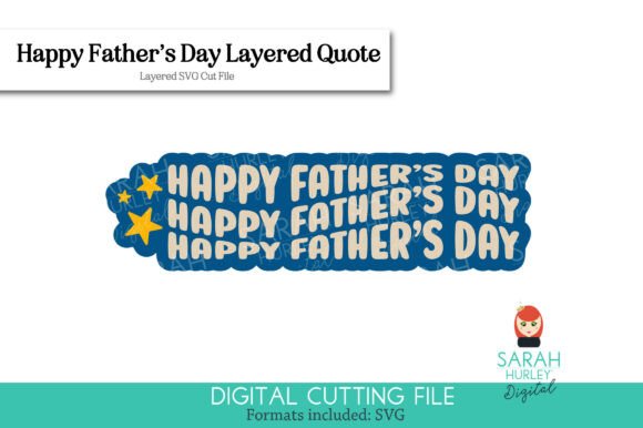 Review: Happy Father's Day Retro Wavy Quote