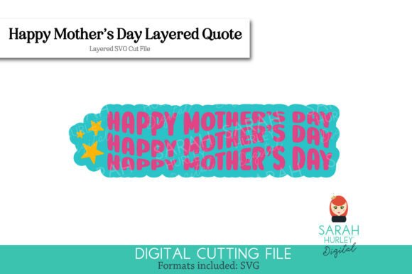 Review: Happy Mother s Day Retro Wavy Quote