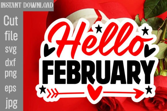 Review: Hello February SVG Cut File for Embroidery