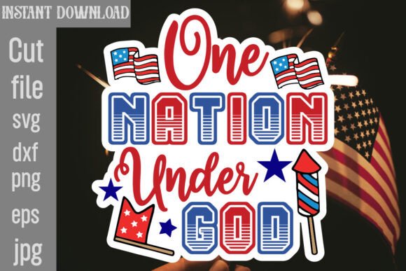 Review: One Nation Under God SVG for Embroidery Projects