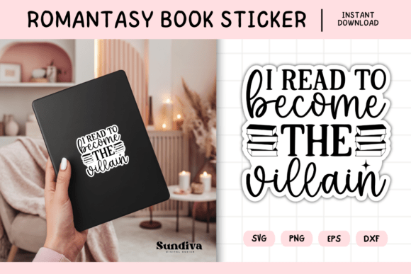 Review: Printable Magic Fantasy Book Lover 6 for Embroidery